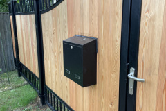 0121 Wood In-fill Double Driveway Gates