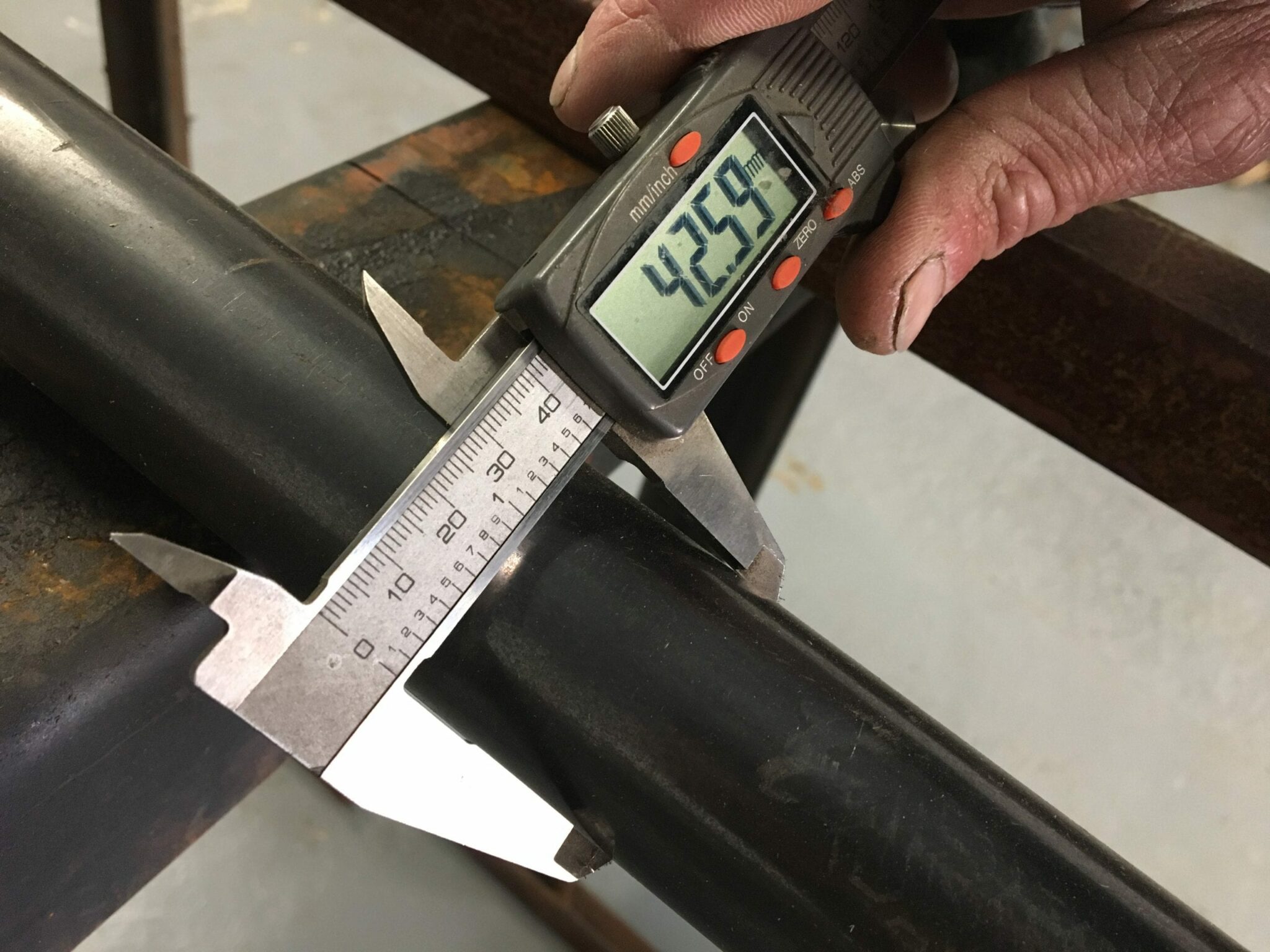 measuring bespoke metalworks